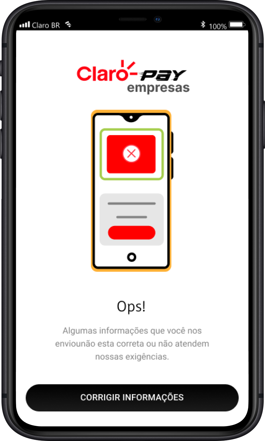Tela final do fluxo de onboarding