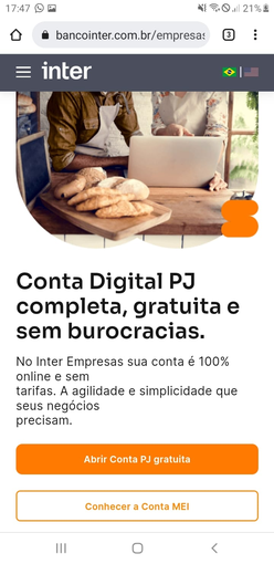Inter — Conta Digital PJ